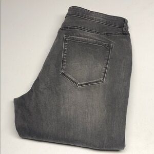 LIKE NEW R JEANS GRAY HIGH-RISE THE EXCLUSIVE SLIM TAPER JEANS 33x29 ⭐️